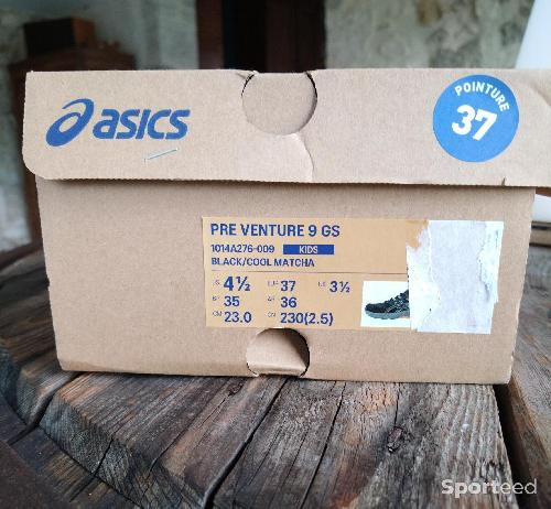 Course à pied trail - Asics Pre Venture 9 GS 37 noires - photo 6