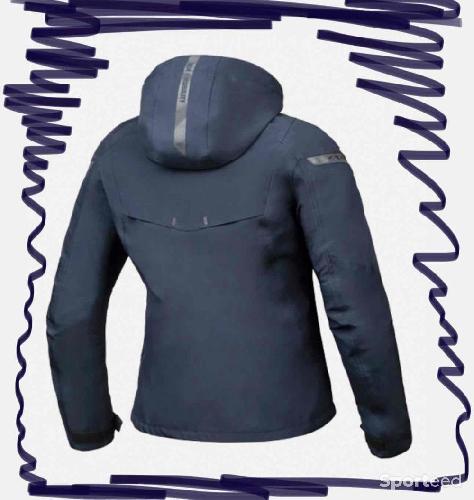 Moto route - Blouson moto hiver femme Ixon Burning bleu marine, Neuf, XS - photo 6