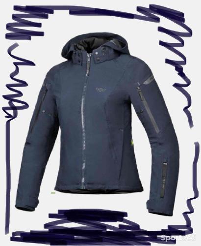 Moto route - Blouson moto hiver femme Ixon Burning bleu marine, Neuf, XS - photo 6