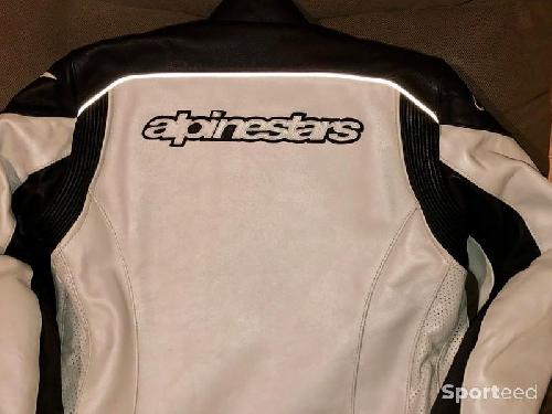 Moto route - ALPINESTARS Blouson Cuir Stella Ice MOTO - photo 6