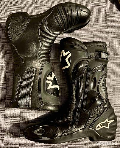 Moto route - Bottes de moto racing Alpinestar SMX-R - photo 6