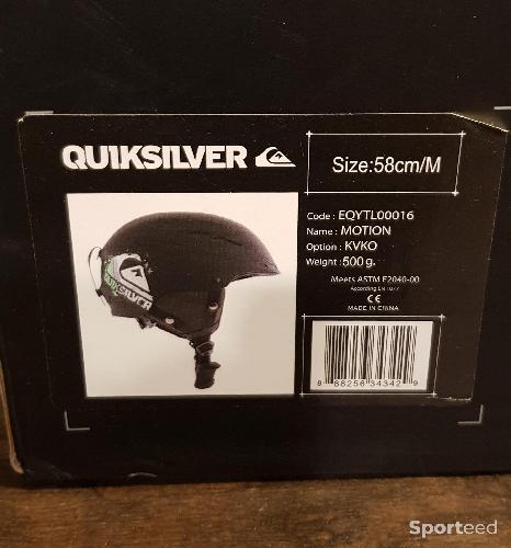 Ski alpin - Casque ski/snowboard Quiksilver taille 58 cm (M)  - photo 6