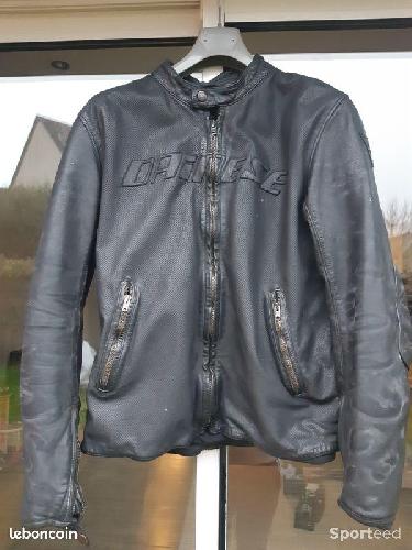 Moto route - Blouson perfecto moto cuir homme Dainese - photo 4