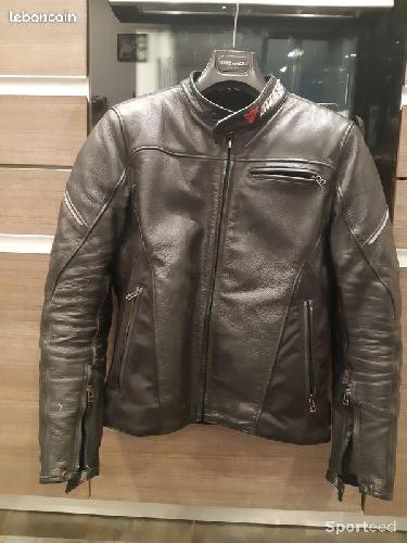 Moto route - Blouson perfecto moto cuir homme Dainese - photo 4