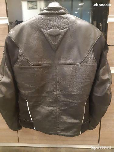 Moto route - Blouson perfecto moto cuir homme Dainese - photo 4