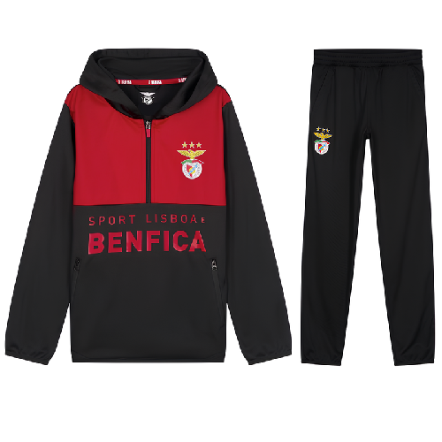 Football - Survêtement Benfica Lisbonne Officiel - 2024/2025 - Noir Rouge neuf - photo 4