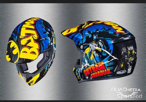 Moto cross - Casque HJC batman - photo 6