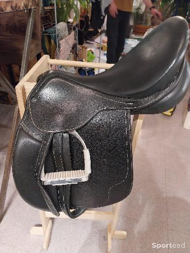 Equitation - Selle mixte FILLER Eric Thomas 17' noire - photo 6