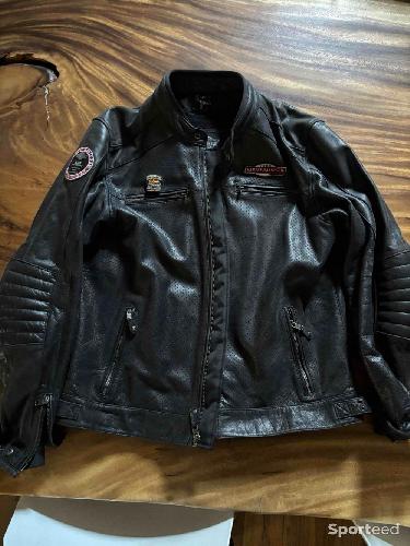 Moto route - Veste en cuir pour homme Harley Davidson  - photo 5