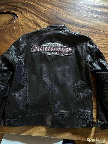 Moto route - Veste en cuir pour homme Harley Davidson  - photo 5