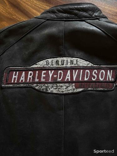 Moto route - Veste en cuir pour homme Harley Davidson  - photo 5