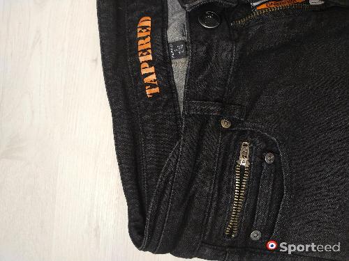 Moto route - Pantalon moto - Jean Bering STREAM - Straight - Noir - M - photo 5