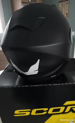 Moto route - Casque moto noir scorpionXL - photo 4