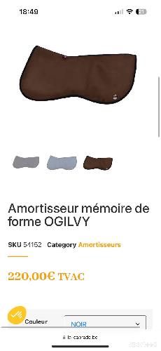 Equitation - Amortisseur à mémoire de forme ogilvy  - photo 3