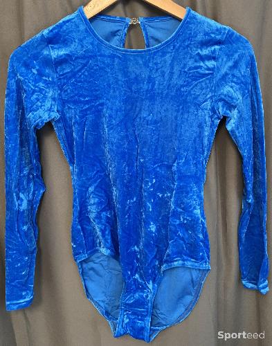 Gymnastique - Justaucorps Decathlon velours bleu taille M - photo 4