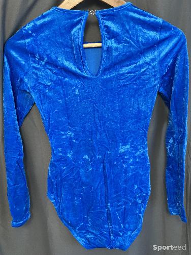 Gymnastique - Justaucorps Decathlon velours bleu taille M - photo 4