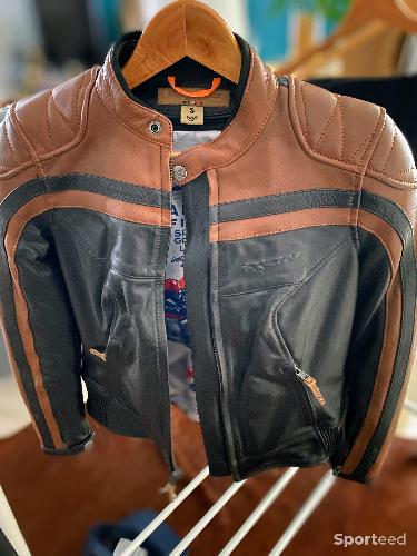 Moto route - Blouson cuir moto IXON Pionner Lady - photo 6