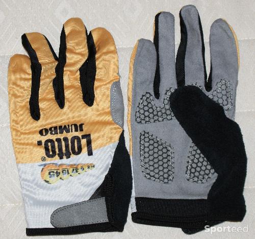 Vélo route - Gants de vélo longs - team 'lotto jumbo' - taille xl - blanc/jaune - photo 4