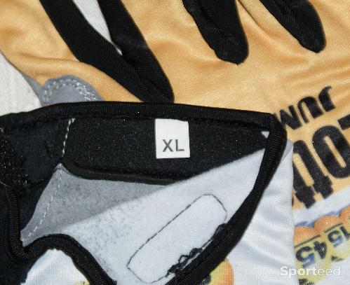 Vélo route - Gants de vélo longs - team 'lotto jumbo' - taille xl - blanc/jaune - photo 4