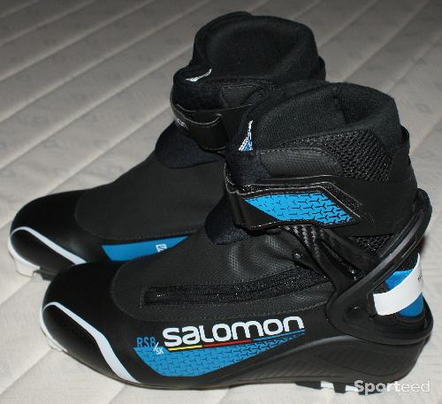 Ski de fond - Chaussures de ski de fond skating - 'salomon' - 'rs8' - noires - taille 43 1/3- - photo 6