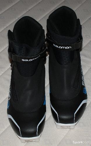 Ski de fond - Chaussures de ski de fond skating - 'salomon' - 'rs8' - noires - taille 43 1/3- - photo 6