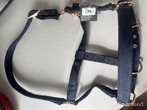 Licol bleu marine poney neuf