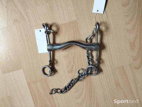 Mors de bride inox 125cm