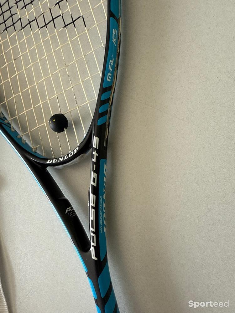 Squash - Raquette de squash Dunlop Blackstorm Graphite Pulse G-45 - photo 3