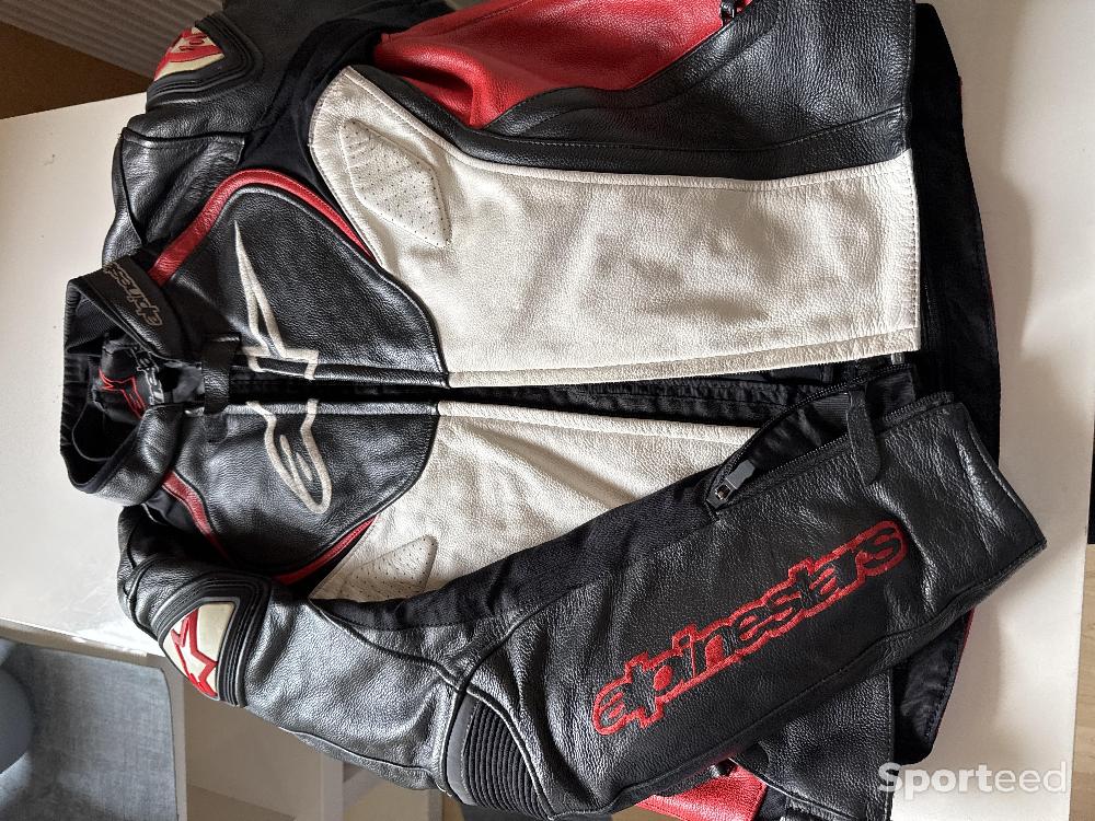Moto route - Blouson cuir Alpinestars. - photo 1