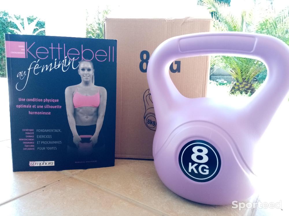 Musculation - KETTLEBELL KETTELBELL 8KG NEUF Mauve - photo 1