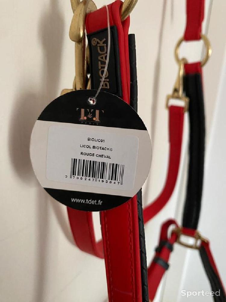 Equitation - Licol BIOTACK® Rouge Cheval - photo 5