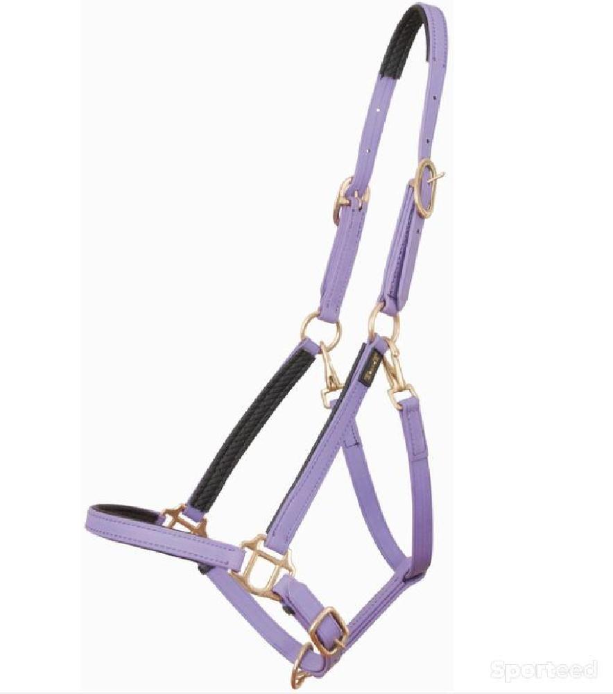 Equitation - Licol BIOTACK® violet Cheval  - photo 1