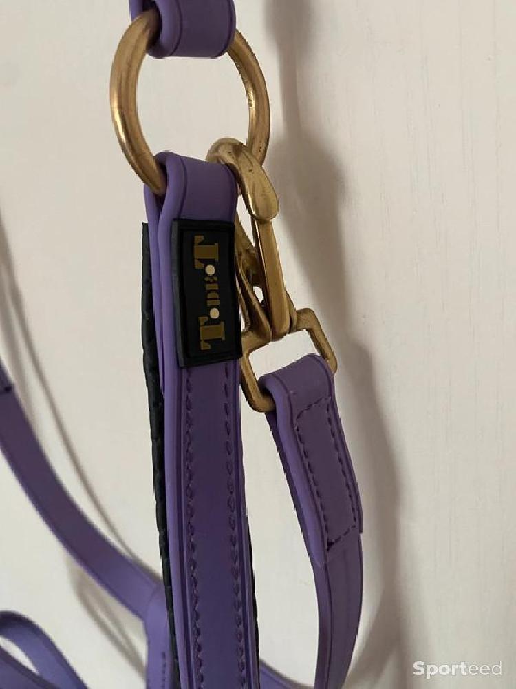 Equitation - Licol BIOTACK® violet Cheval  - photo 2