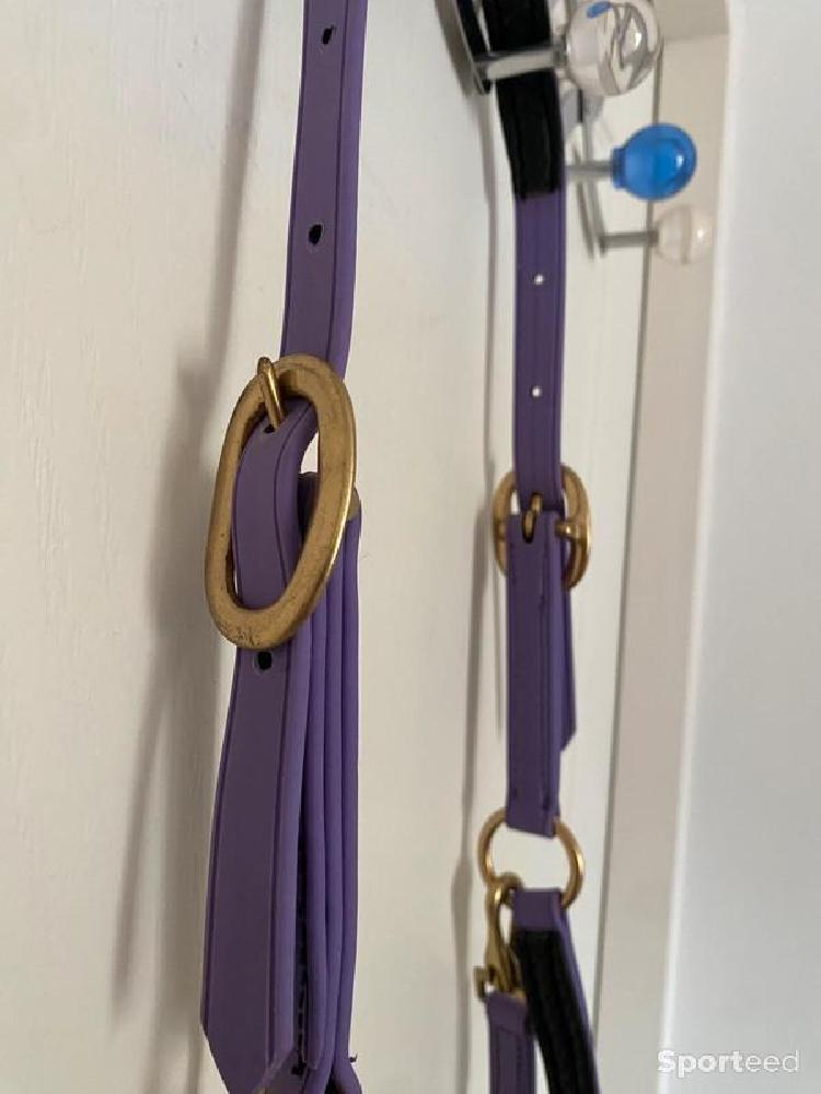 Equitation - Licol BIOTACK® violet Cheval  - photo 4