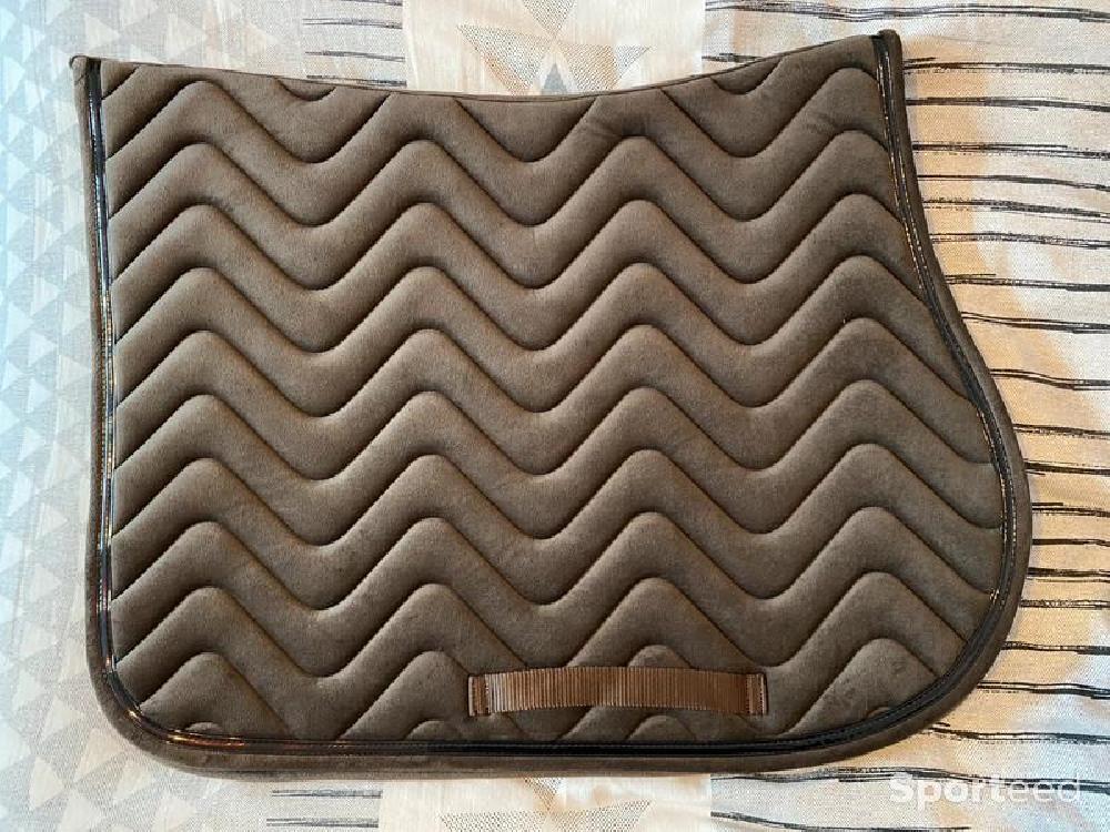 Equitation - Tapis de Selle « Glossy » marron - photo 2