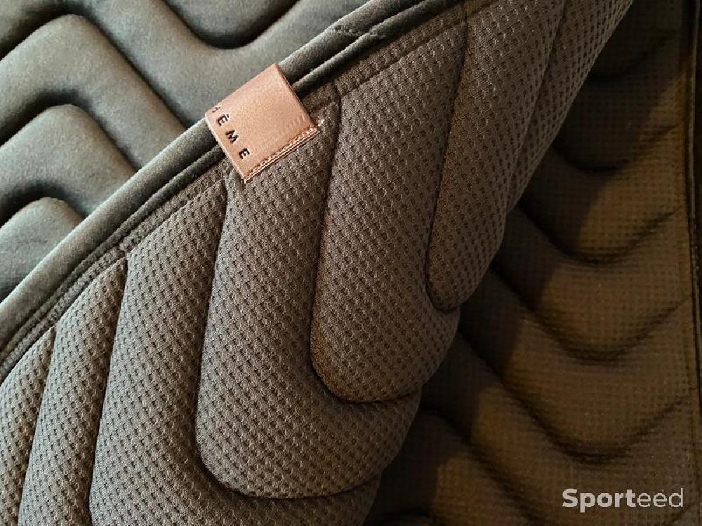 Equitation - Tapis de Selle « Glossy » noir dressage - photo 3
