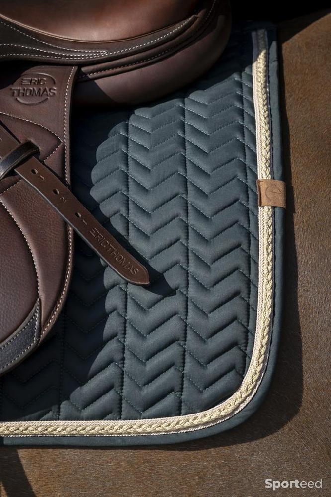 Equitation - Tapis de Selle « Softy » Poney vert foncé - photo 2