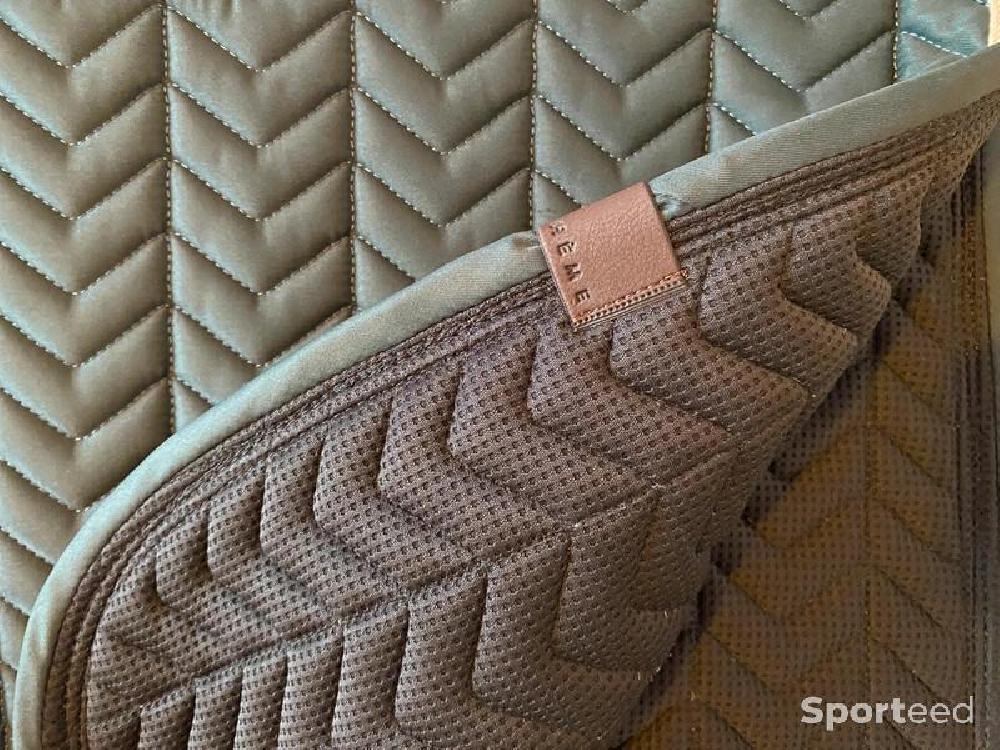 Equitation - Tapis de Selle « Softy » Poney vert foncé - photo 3