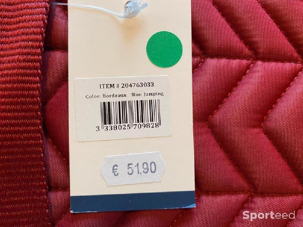 Equitation - Tapis de Selle « Softy » Cheval bordeaux - photo 4