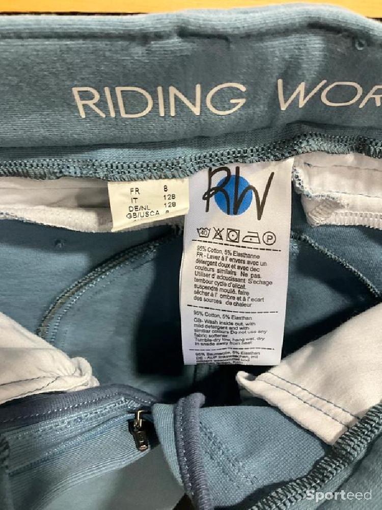 Equitation - Pantalon « Alexandrie » Enfant bleu 8 ans - photo 3