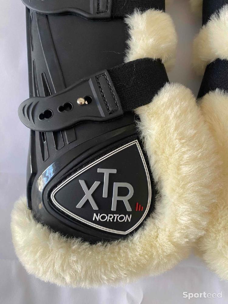 Equitation - Guêtres « XTR » à Boutons Mouton Synthétique Cheval - photo 4