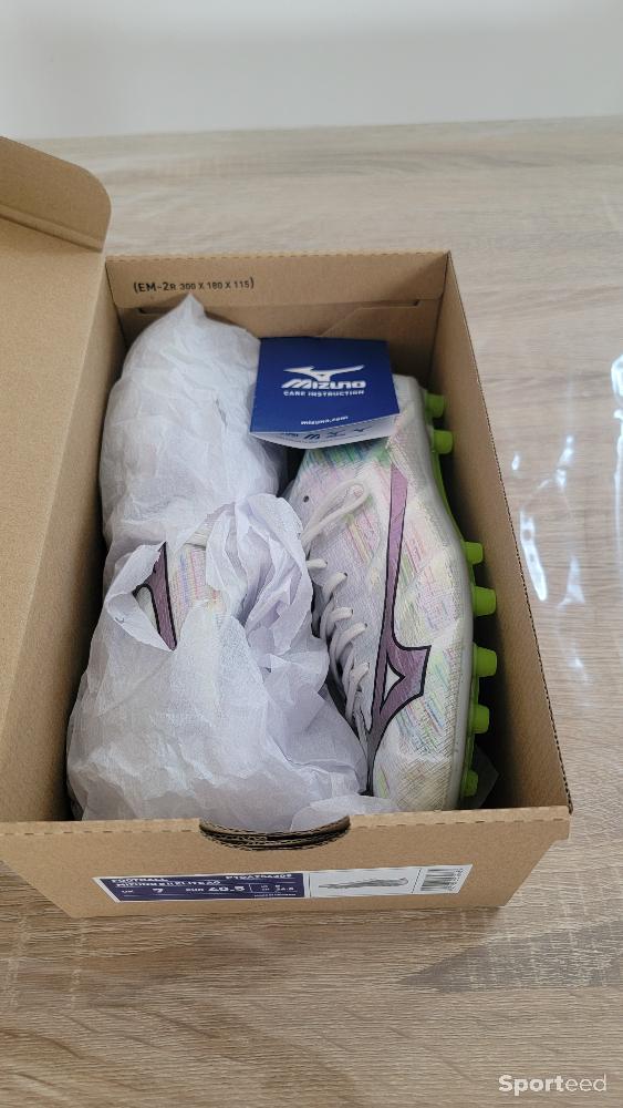 Football - Crampons Mizuno Alpha 2 Elite AG T40,5 (portées 2 fois) - photo 4