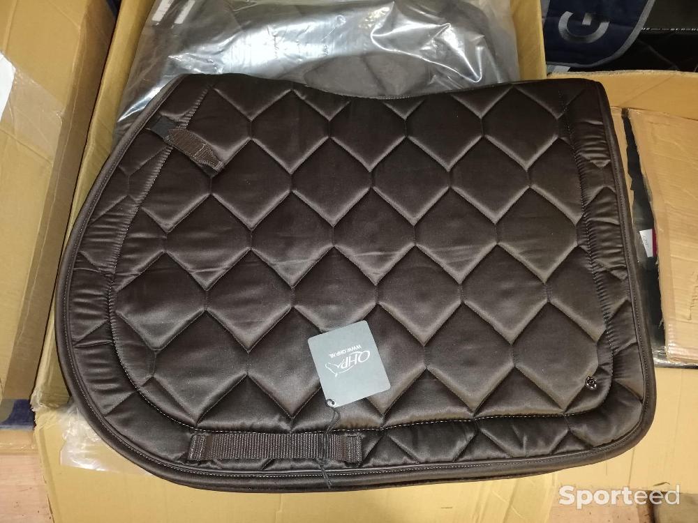 Equitation - TAPIS mixte QHP marron cheval ou poney - photo 1