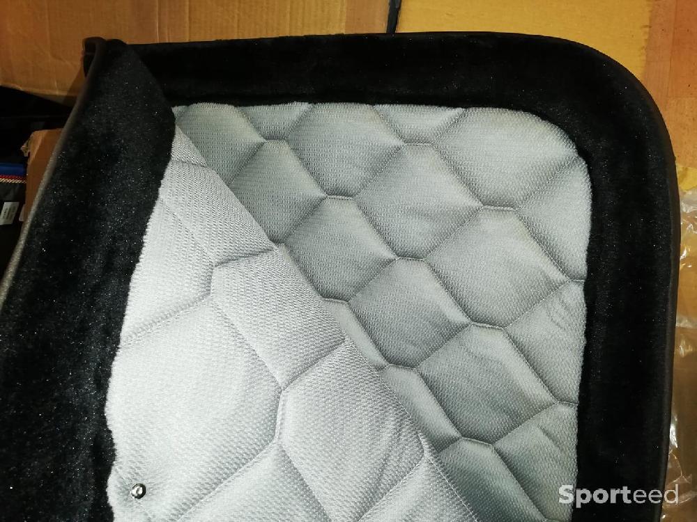 Equitation - TAPIS mixte QHP DRESSAGE marron cheval ou poney neuf - photo 2
