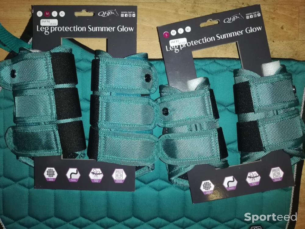 Equitation - ENSEMBLE PONEY Qhp guetresx4 + tapis neufs - photo 2