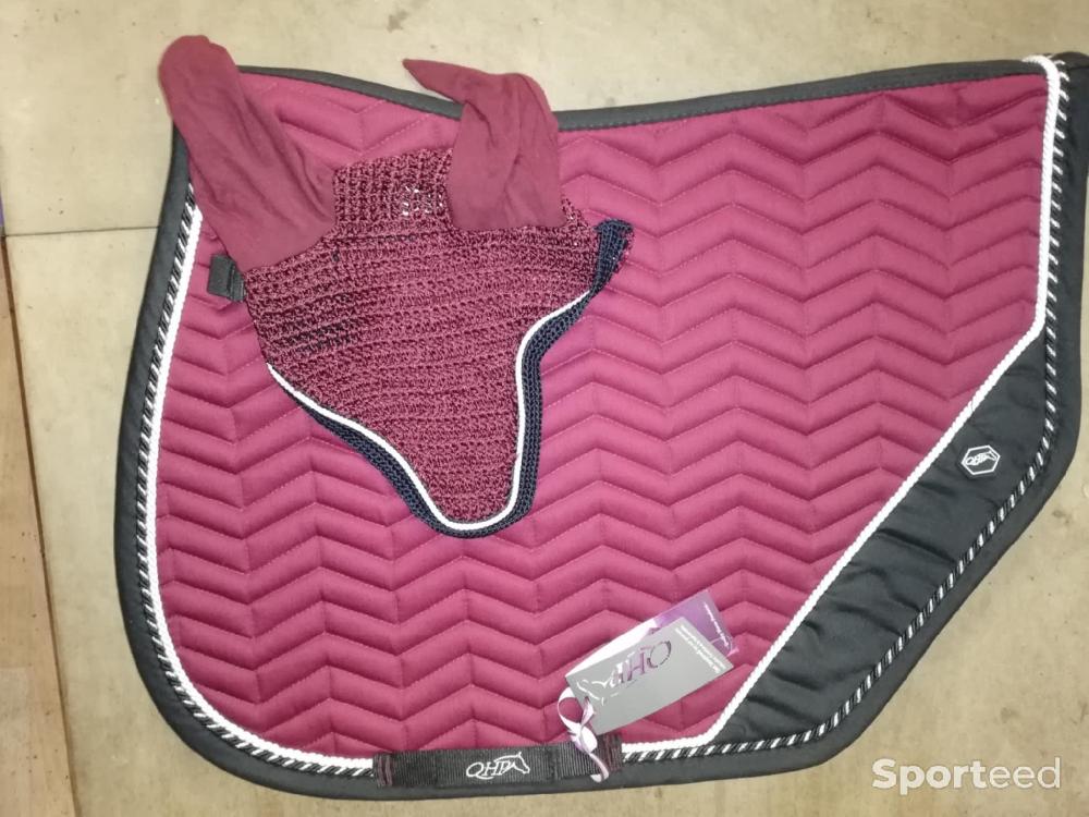 Equitation - tapis +guetres x4 QHP neuf  - photo 3