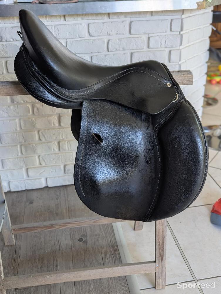 Equitation - Selle en cuir noir 17,5 - photo 1