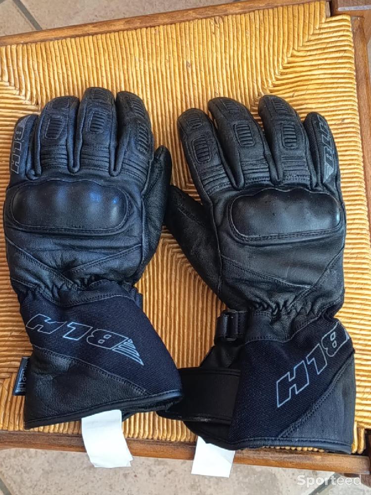 Moto route - Paire de gants moto en cuir Taille L - photo 3