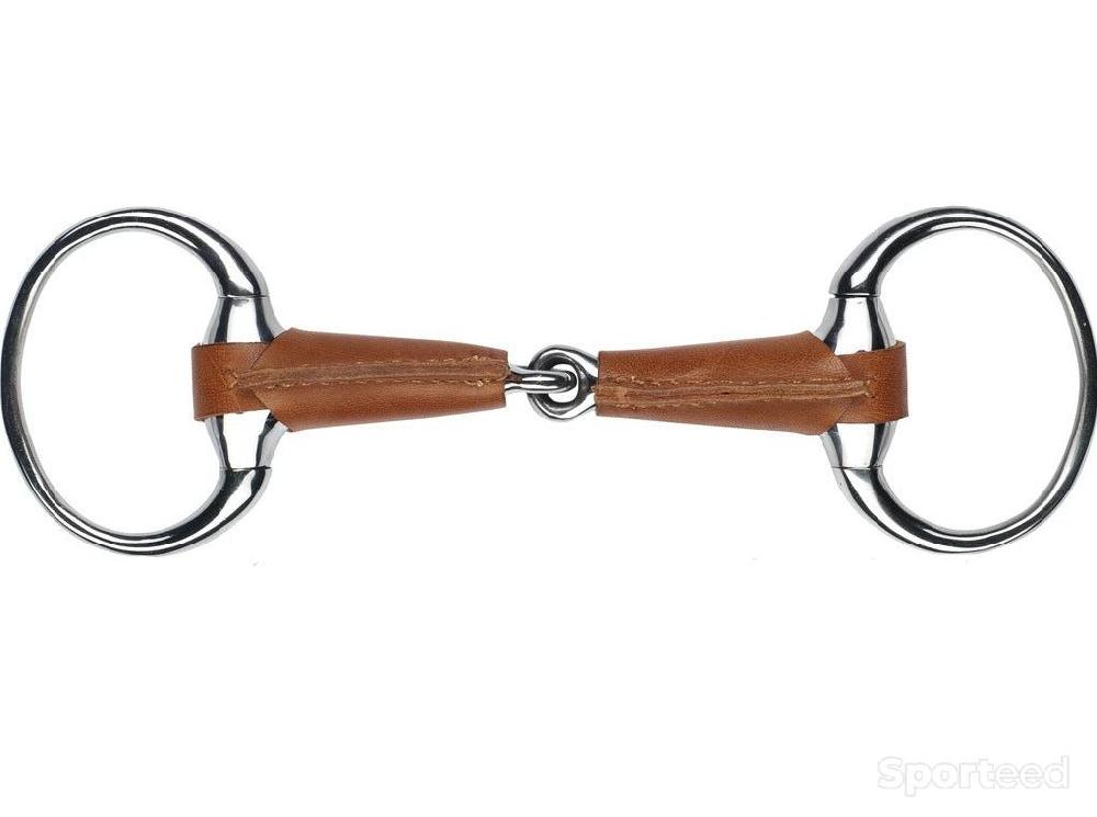 Equitation - Mors Olive Gainé Cuir 135mm - photo 1