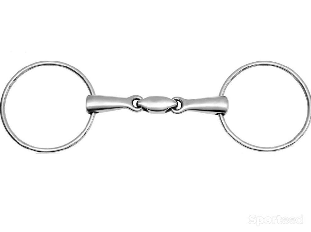 Equitation - Filet 2 Grands Anneaux « Anatomic » 135mm - photo 1